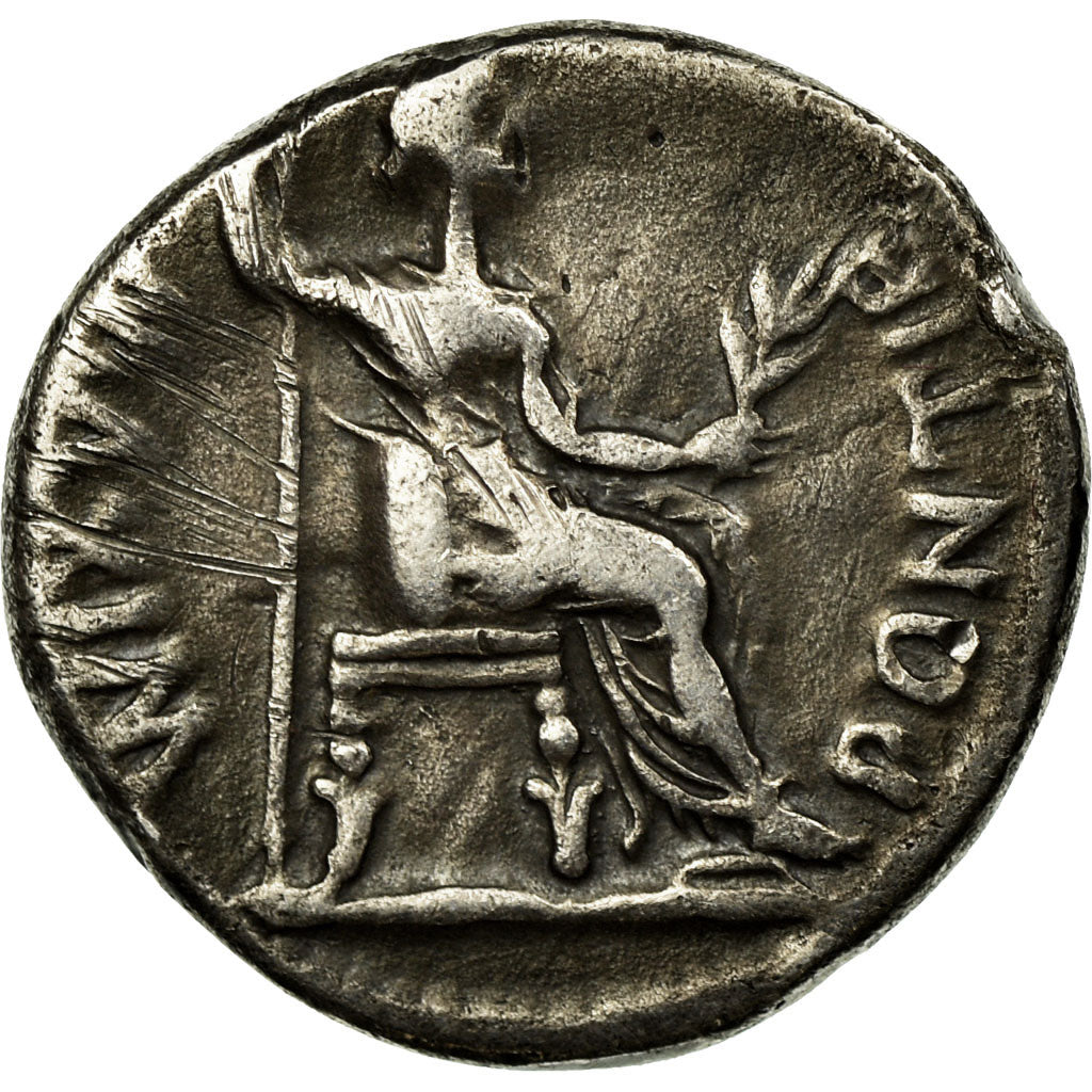 Monnaie, Tibère, Denier, 22-30 AD, Lyon, TTB, Argent, RIC:30