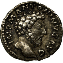 Coin, Marcus Aurelius, Denarius, 163, Rome, AU(50-53), Silver, RIC:59