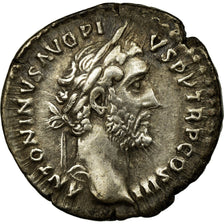 Moneda, Antoninus Pius, Denarius, 141-143, Rome, MBC+, Plata, RIC:100b