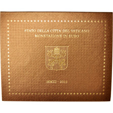 Vatican, 1 Cent to 2 Euro, 2011, FDC, Bi-Metallic