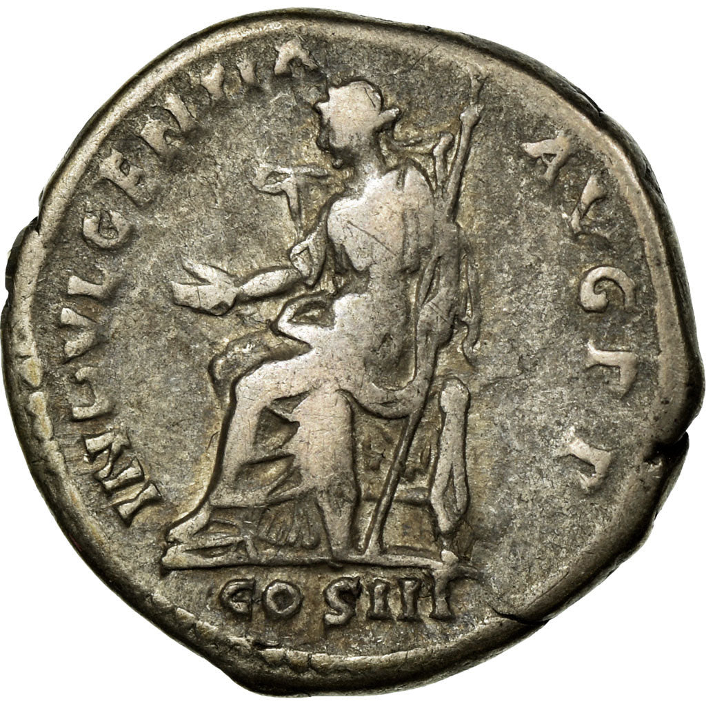 Coin, Hadrian, Denarius, Rome, EF(40-45), Silver, RIC:213
