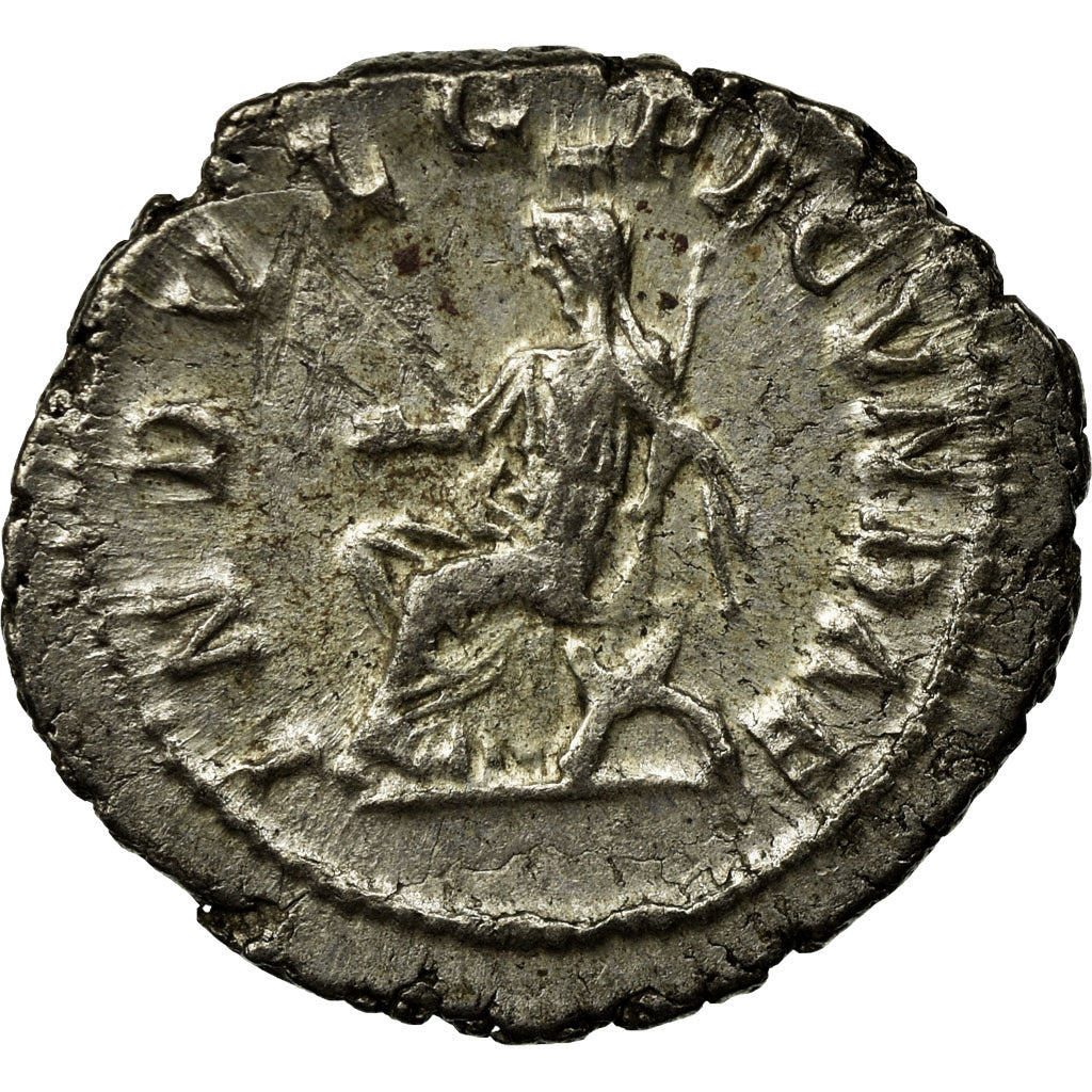 Coin, Caracalla, Denarius, 211, Rome, AU(50-53), Silver, RIC:214