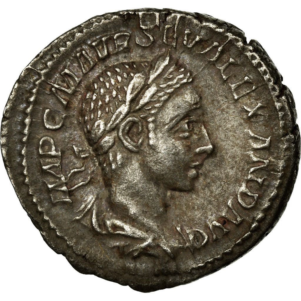 Coin, Severus Alexander, Denarius, 225, Rome, AU(55-58), Silver, RIC:144