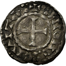 Munten, Frankrijk, Charles le Chauve, Denier, 864-875, Sens, ZF, Zilver