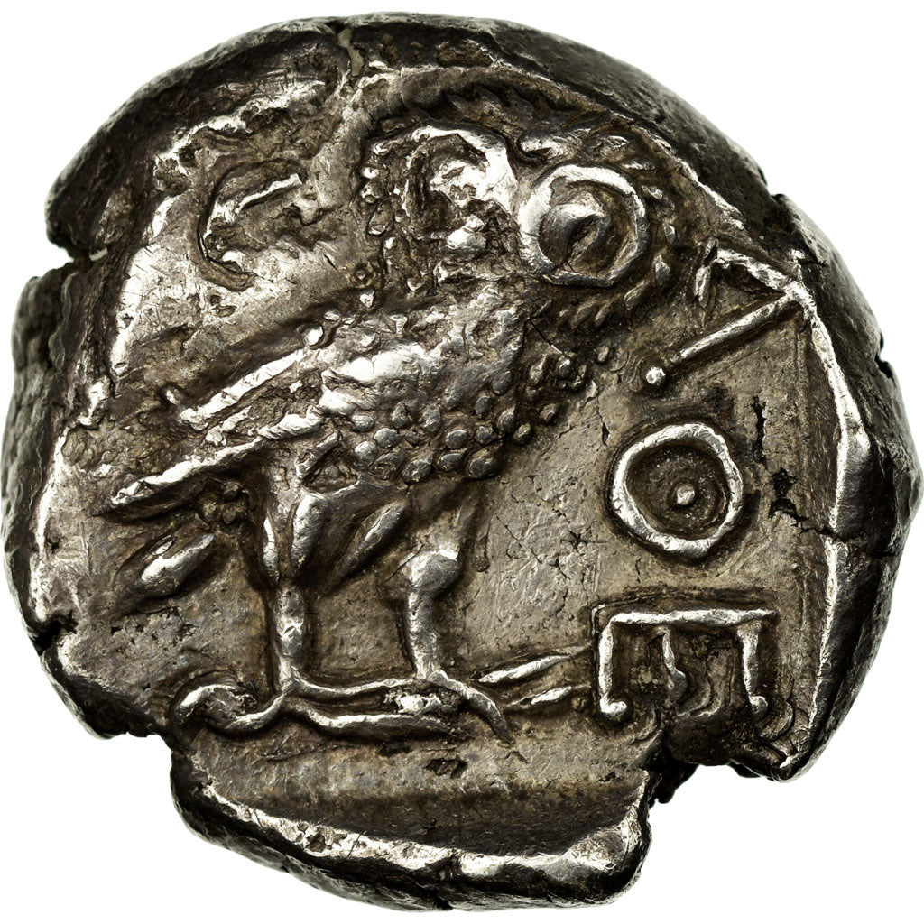 Coin, Attica, Tetradrachm, 454-404 BC, Athens, EF(40-45), Silver, SNG Cop:31