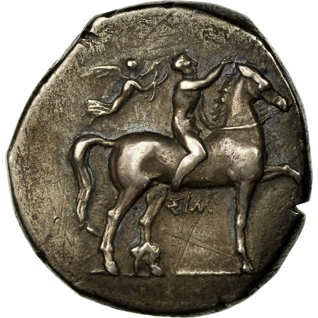 Coin, Calabria, Stater, 333-330 BC, Tarentum, graded, NGC, XF, 5/5-2/5