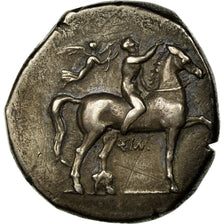 Moeda, Calábria, Stater, 333-330 BC, Tarentum, avaliada, NGC, XF, 5/5-2/5