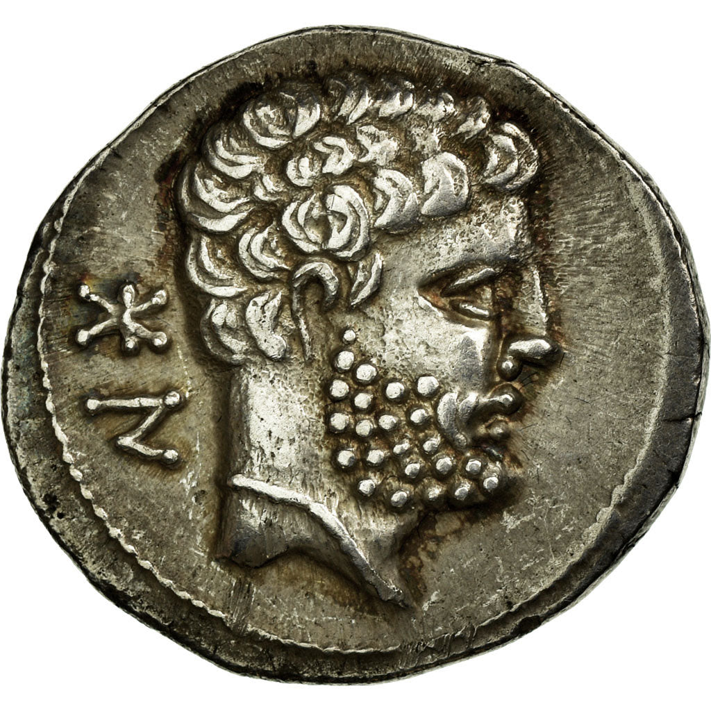 Coin, Spain, Bolskan, Denarius, 1st century BC, Osca, AU(55-58), Silver
