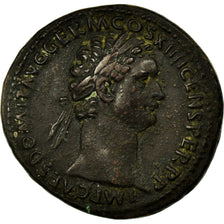 Coin, Domitian, As, 88-89, Rome, AU(50-53), Copper, RIC:650