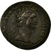 Coin, Domitian, As, 88-89, Rome, AU(50-53), Copper, RIC:650