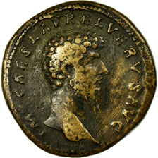 Coin, Lucius Verus, Sestertius, 162, Rome, VF(30-35), Copper, RIC:1308