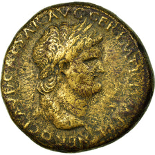 Münze, Nero, Sesterz, 65, Lyons, SS, Bronze, RIC:438