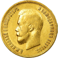 Coin, Russia, Nicholas II, 10 Roubles, 1899, St. Petersburg, VF(30-35), Gold