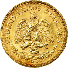 Coin, Mexico, 2 Pesos, 1945, Mexico City, EF(40-45), Gold, KM:461