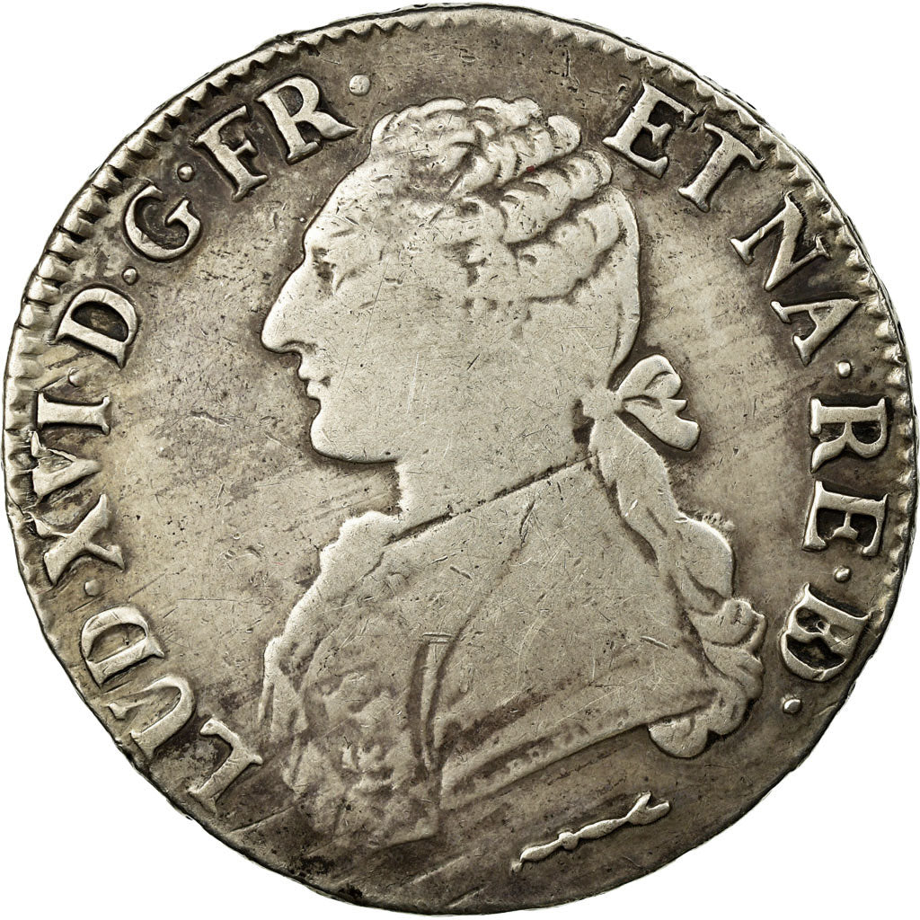 Münze, Frankreich, Louis XVI, Écu de Béarn aux branches d'olivier, Ecu, 1784