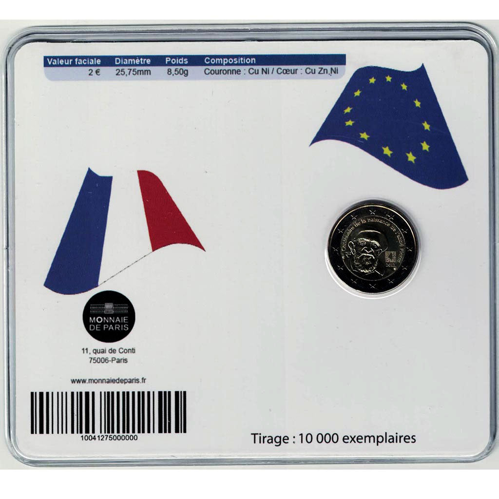 France, 2 Euro, 2012, Bi-Metallic, KM:1894