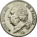 Munten, Frankrijk, Louis XVIII, Louis XVIII, 5 Francs, 1823, Paris, ZF+, Zilver