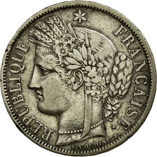 Coin, France, Cérès, 5 Francs, 1870, Bordeaux, VF(30-35), Silver, KM:818.2