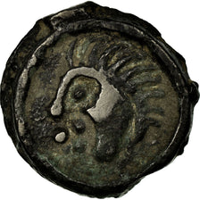 Coin, Suessiones, Potin au cheval à droite, EF(40-45), Latour:7924