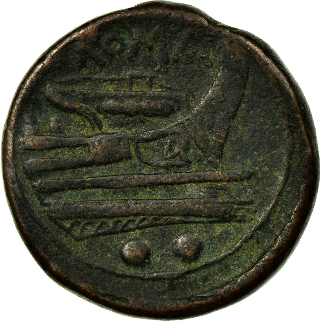Coin, Sextans, 217-215 BC, Rome, EF(40-45), Bronze, Crawford:38/5