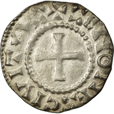 Coin, France, Charles le Chauve, Denier, 864-875, Sens, EF(40-45), Silver