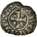 Moneta, Francja, Raoul, Denier, 923-956, Chartres, VF(30-35), Srebro, Prou:500