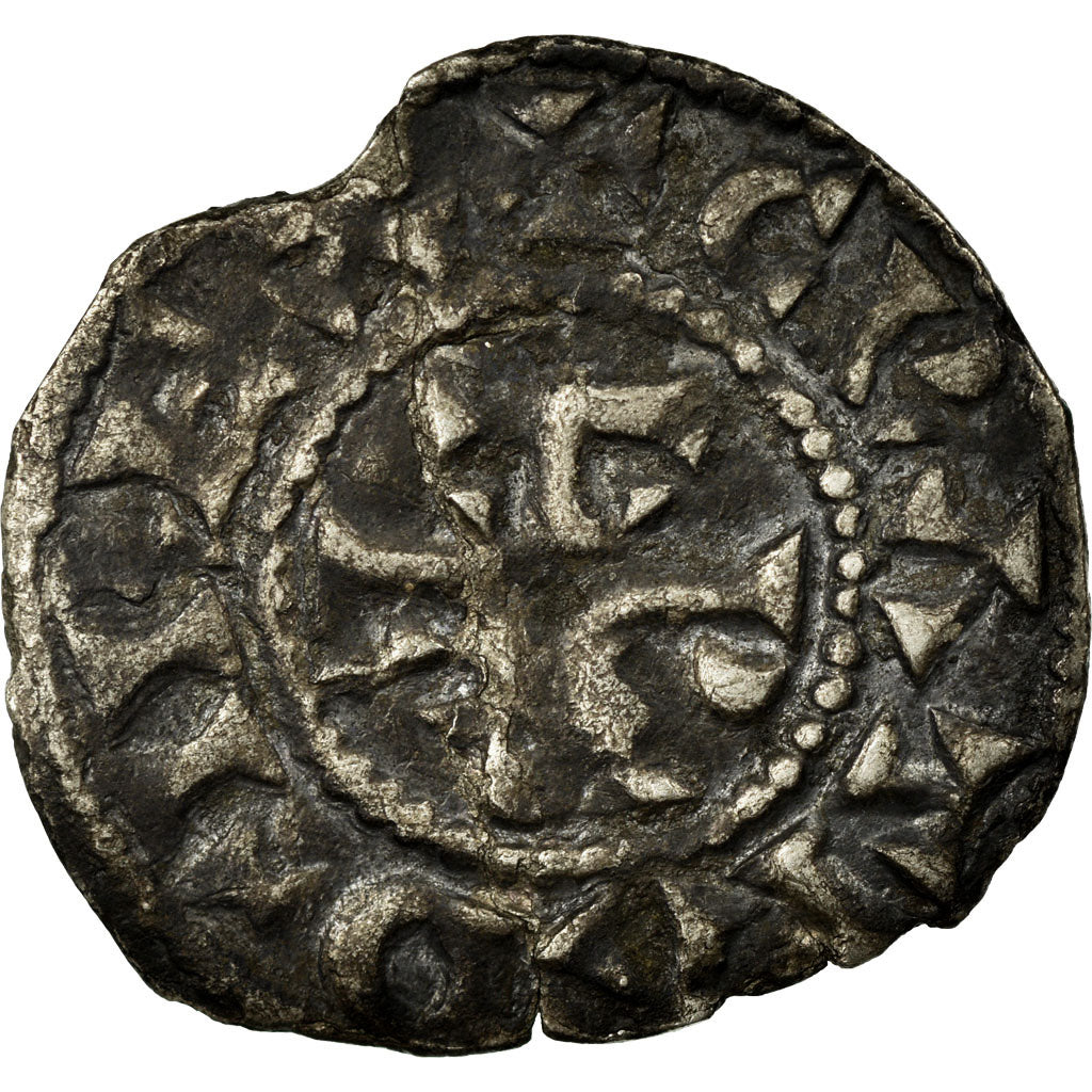 Coin, France, Raoul, Denier, 923-956, Chartres, VF(30-35), Silver, Prou:500