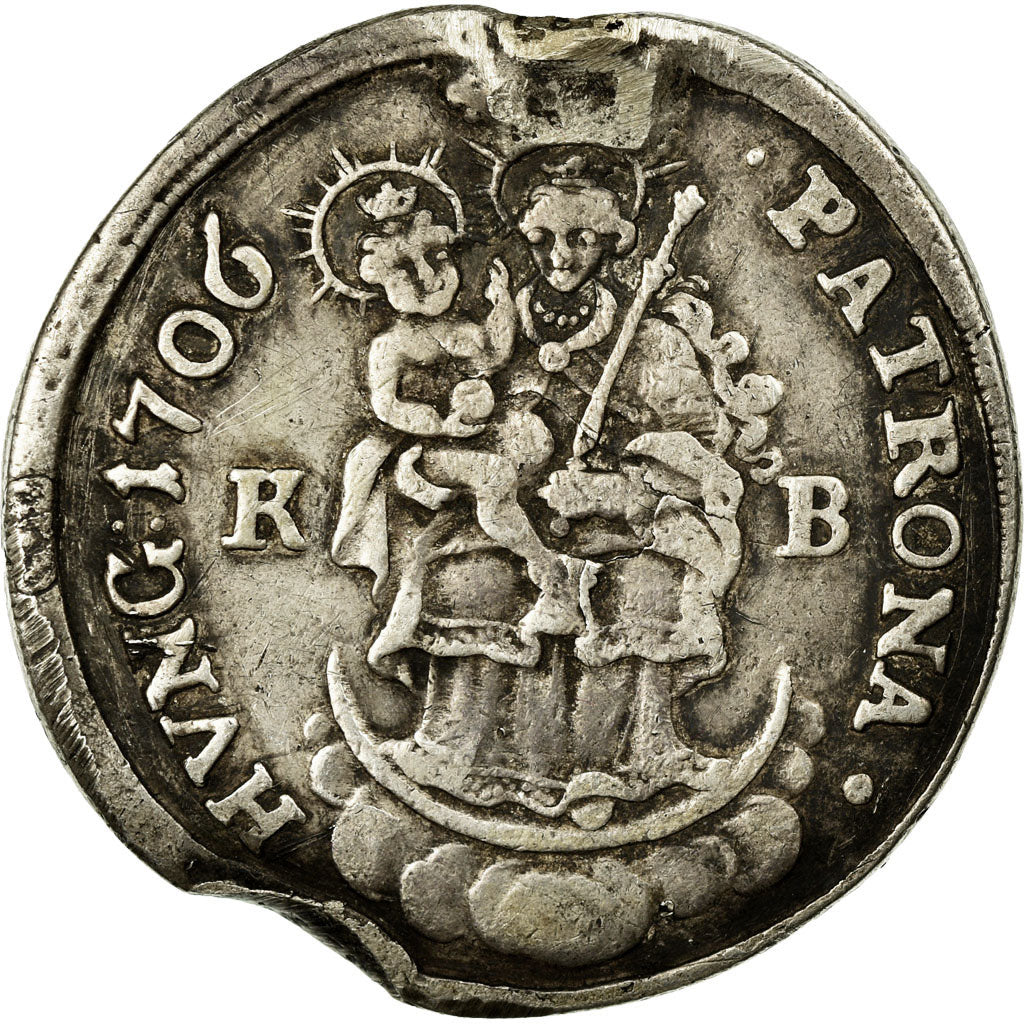 Coin, Hungary, Revolutionary Coinage, 1/2 Thaler, 1706, Kormoczbanya, VF(30-35)