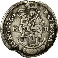 Coin, Hungary, Revolutionary Coinage, 1/2 Thaler, 1706, Kormoczbanya, VF(30-35)