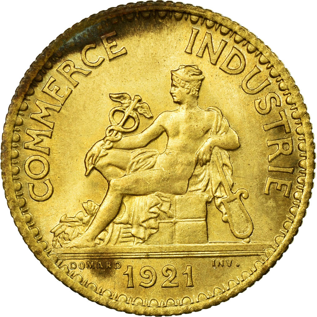 Monnaie, France, Chambre de commerce, Franc, 1921, Paris, SPL, Aluminum-Bronze