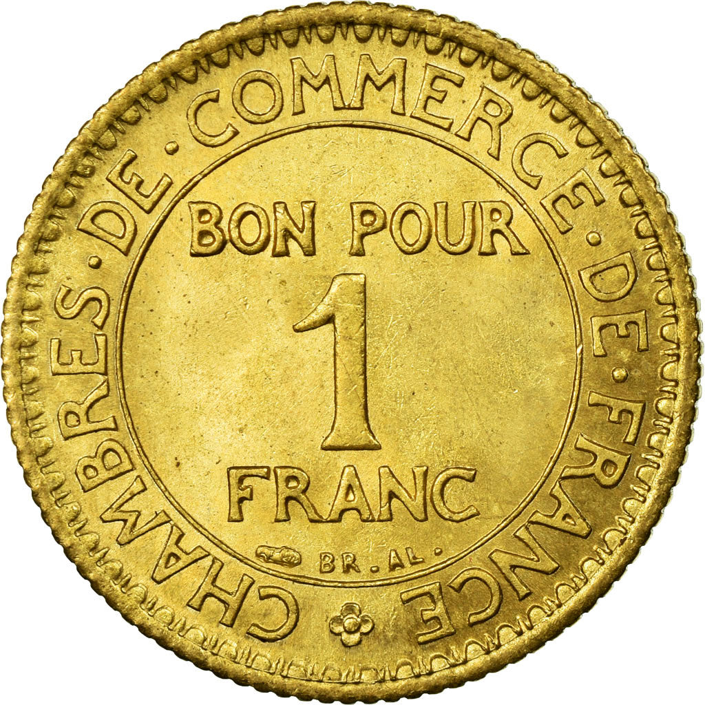 Monnaie, France, Chambre de commerce, Franc, 1921, Paris, SPL, Aluminum-Bronze