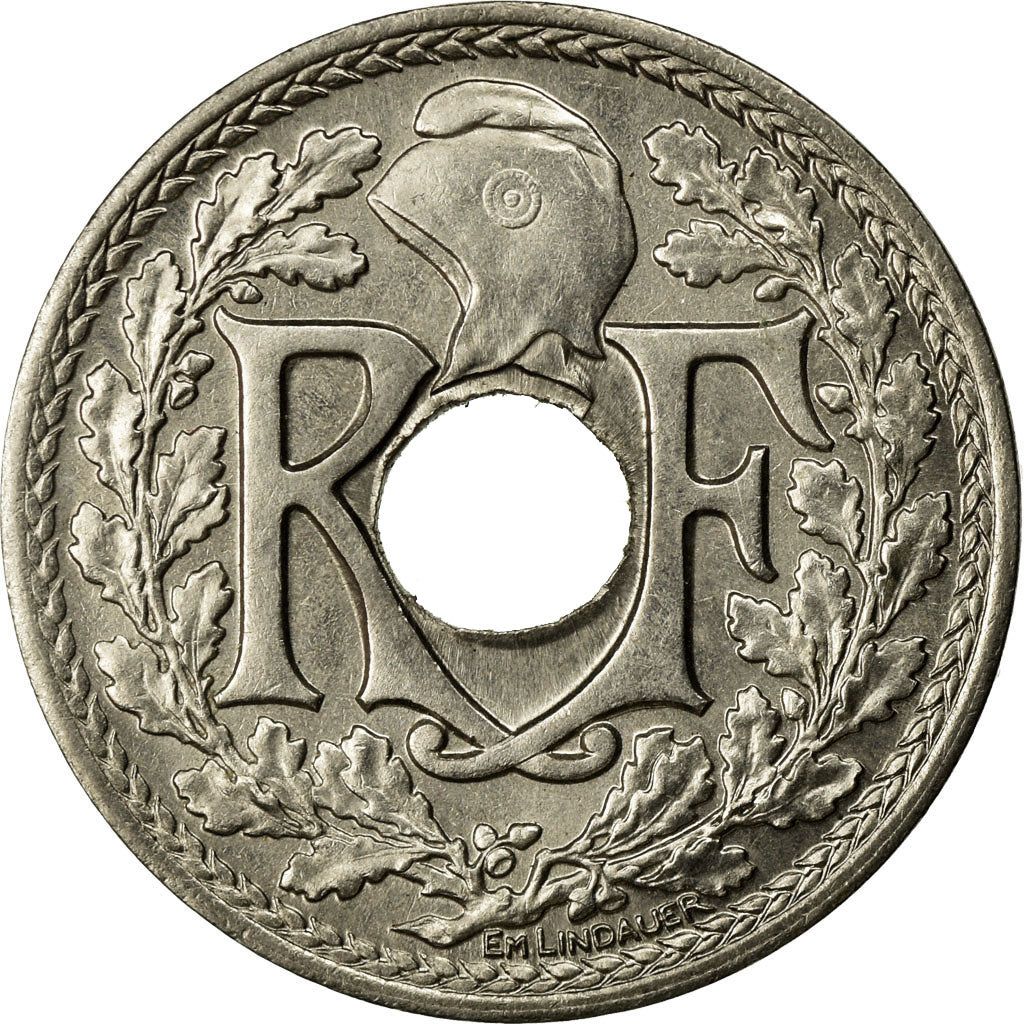 Coin, France, Lindauer, 25 Centimes, 1914, MS(63), Nickel, KM:867, Gadoury:379