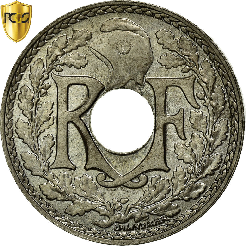 Coin, France, Lindauer, 10 Centimes, 1917, PCGS, MS66, Copper-nickel, KM:866a