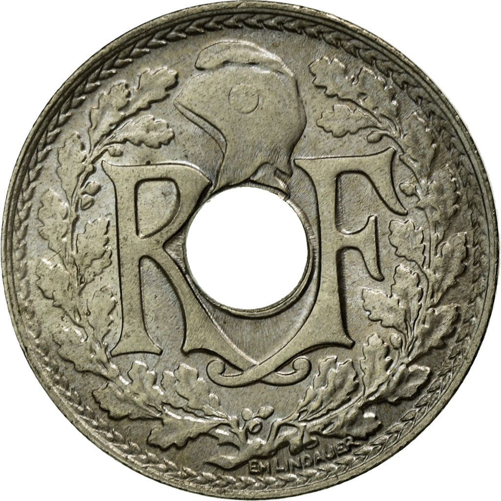 Coin, France, Lindauer, 5 Centimes, 1917, MS(60-62), Copper-nickel, KM:865