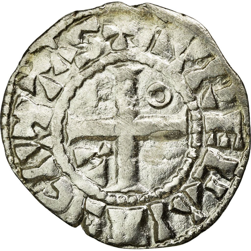 Coin, France, Louis VI, Denier, 1110-1130, Orléans, EF(40-45), Silver