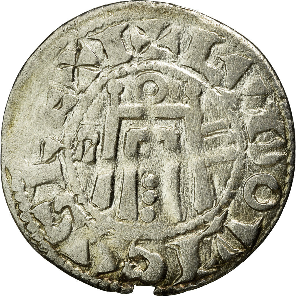 Coin, France, Louis VI, Denier, 1110-1130, Orléans, EF(40-45), Silver