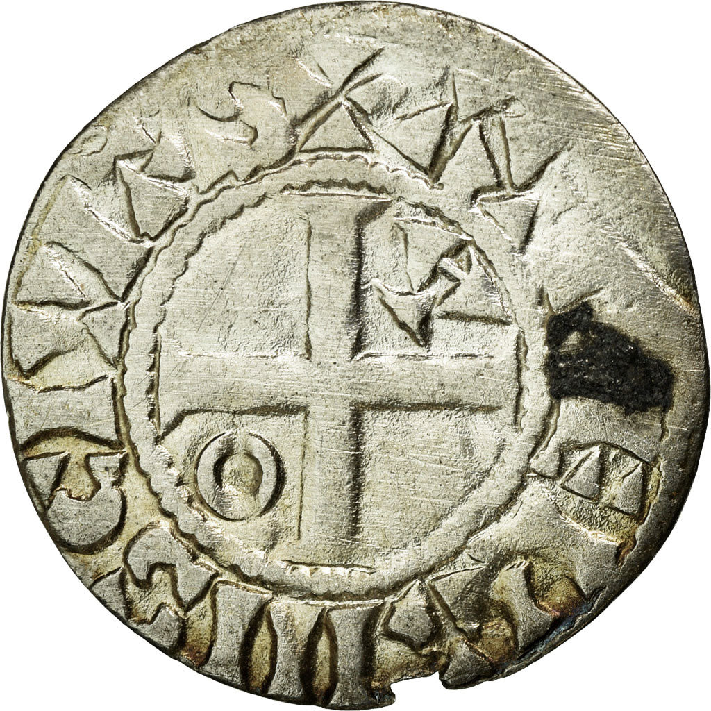Coin, France, Louis VI, Denier, 1110-1130, Orléans, EF(40-45), Silver