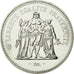 Coin, France, Hercule, 50 Francs, 1980, Paris, MS(64), Silver, KM:941.1