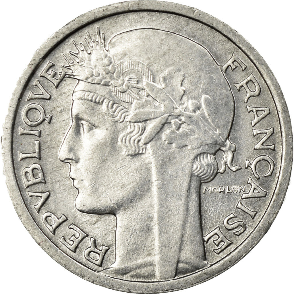 Münze, Frankreich, Morlon, 50 Centimes, 1945, Castelsarrasin, VZ+, Aluminium