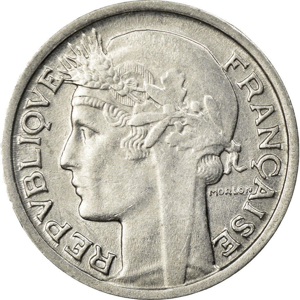 Coin, France, Morlon, 50 Centimes, 1947, Beaumont - Le Roger, MS(63), Aluminum
