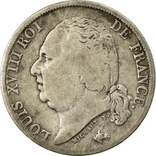 Münze, Frankreich, Louis XVIII, Louis XVIII, Franc, 1823, Paris, SGE+, Silber
