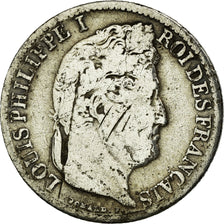 Coin, France, Louis-Philippe, 1/2 Franc, 1834, Paris, VG(8-10), Silver