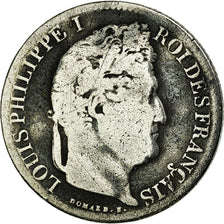 Münze, Frankreich, Louis-Philippe, 1/2 Franc, 1836, Paris, SGE, Silber