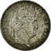 Coin, France, Louis-Philippe, 1/4 Franc, 1844, Lille, AU(50-53), Silver