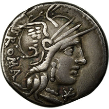 Coin, Calidia, Denarius, 117-116 BC, Rome, AU(50-53), Silver, Crawford:284/1b