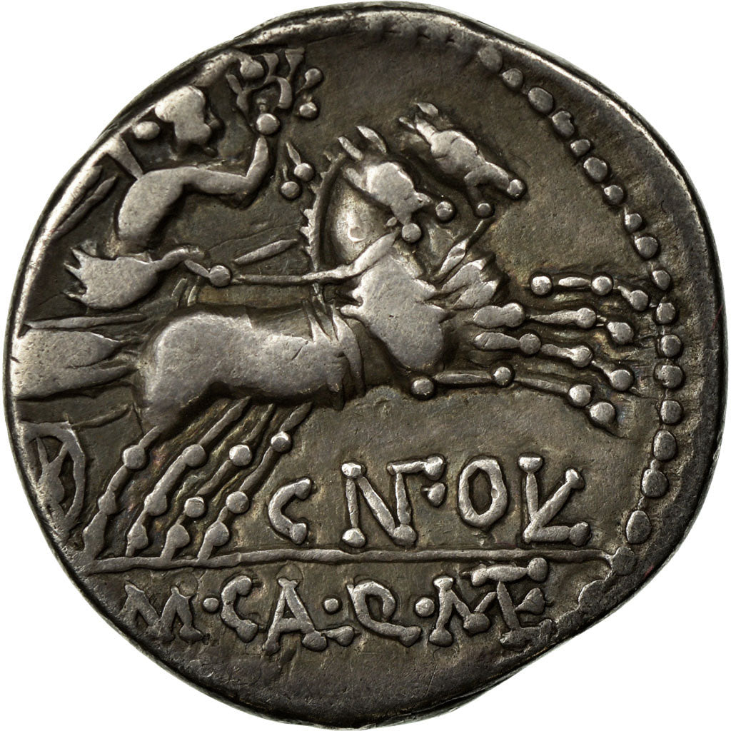 Coin, Calidia, Denarius, 117-116 BC, Rome, AU(50-53), Silver, Crawford:284/1b