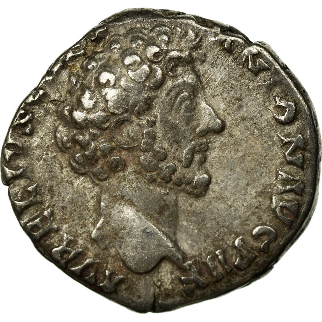 Coin, Marcus Aurelius, Denarius, 156, Rome, EF(40-45), Silver, RIC:468