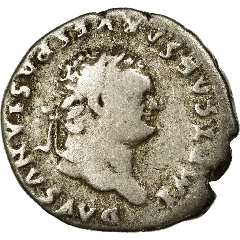 Coin, Titus, Denarius, AD 79, Rome, VF(20-25), Silver, RIC:1076