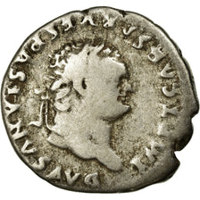 Coin, Titus, Denarius, AD 79, Rome, VF(20-25), Silver, RIC:1076