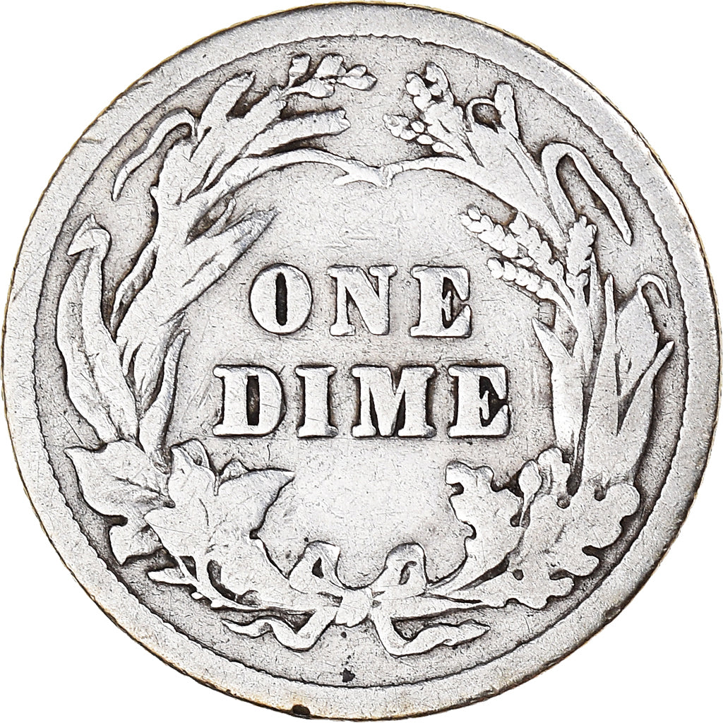 Coin, United States, Barber Dime, Dime, 1903, U.S. Mint, Philadelphia